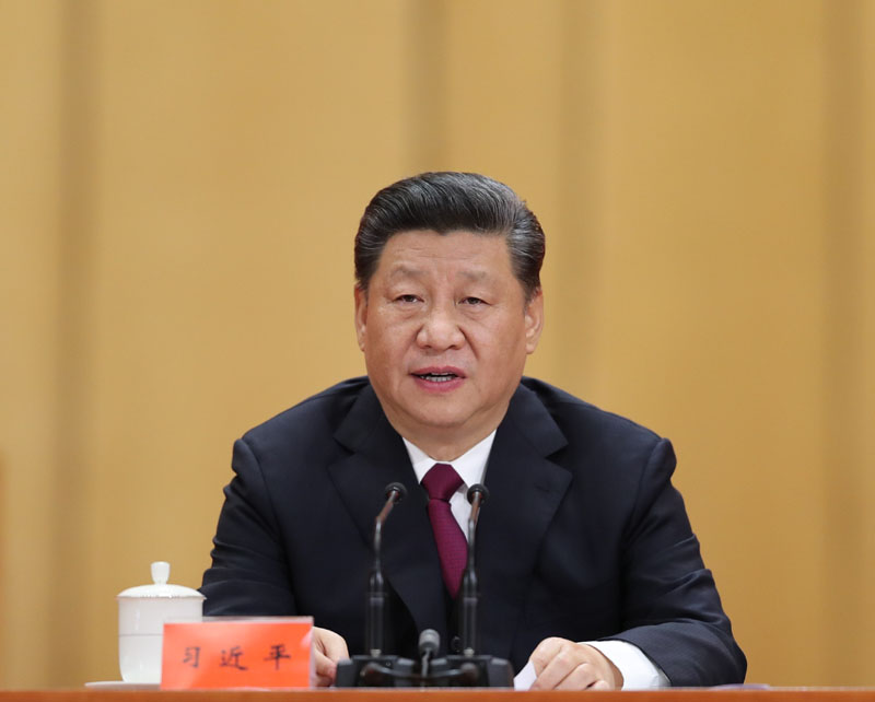 4月30日，紀(jì)念五四運(yùn)動(dòng)100周年大會(huì)在北京人民大會(huì)堂隆重舉行。中共中央總書(shū)記、國(guó)家主席、中央軍委主席習(xí)近平在大會(huì)上發(fā)表重要講話。